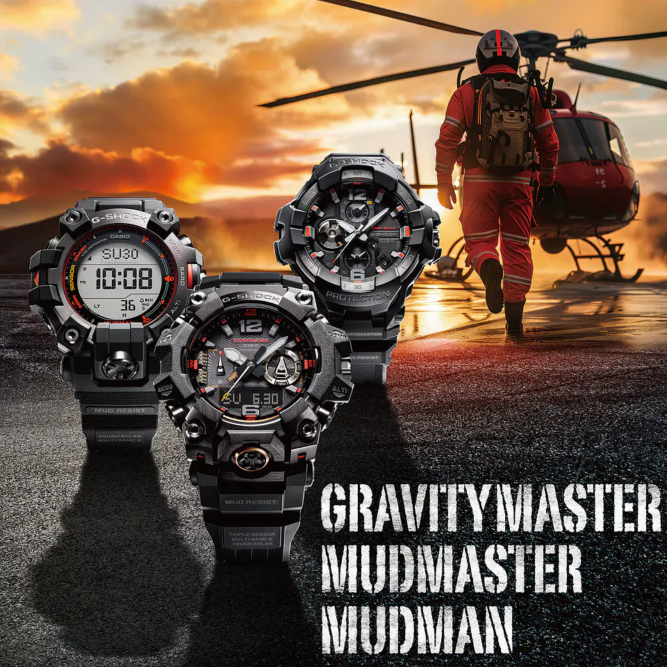 Black And Emergency Color Series Gravitymaster GR-B300EC-1AER 11