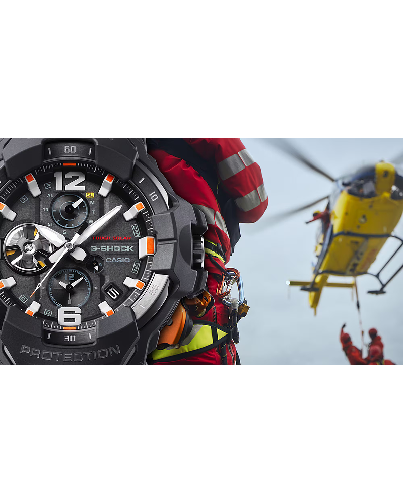 Black And Emergency Color Series Gravitymaster GR-B300EC-1AER