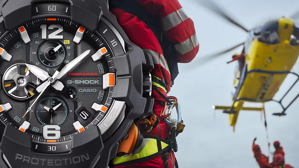 Black And Emergency Color Series Gravitymaster GR-B300EC-1AER 9