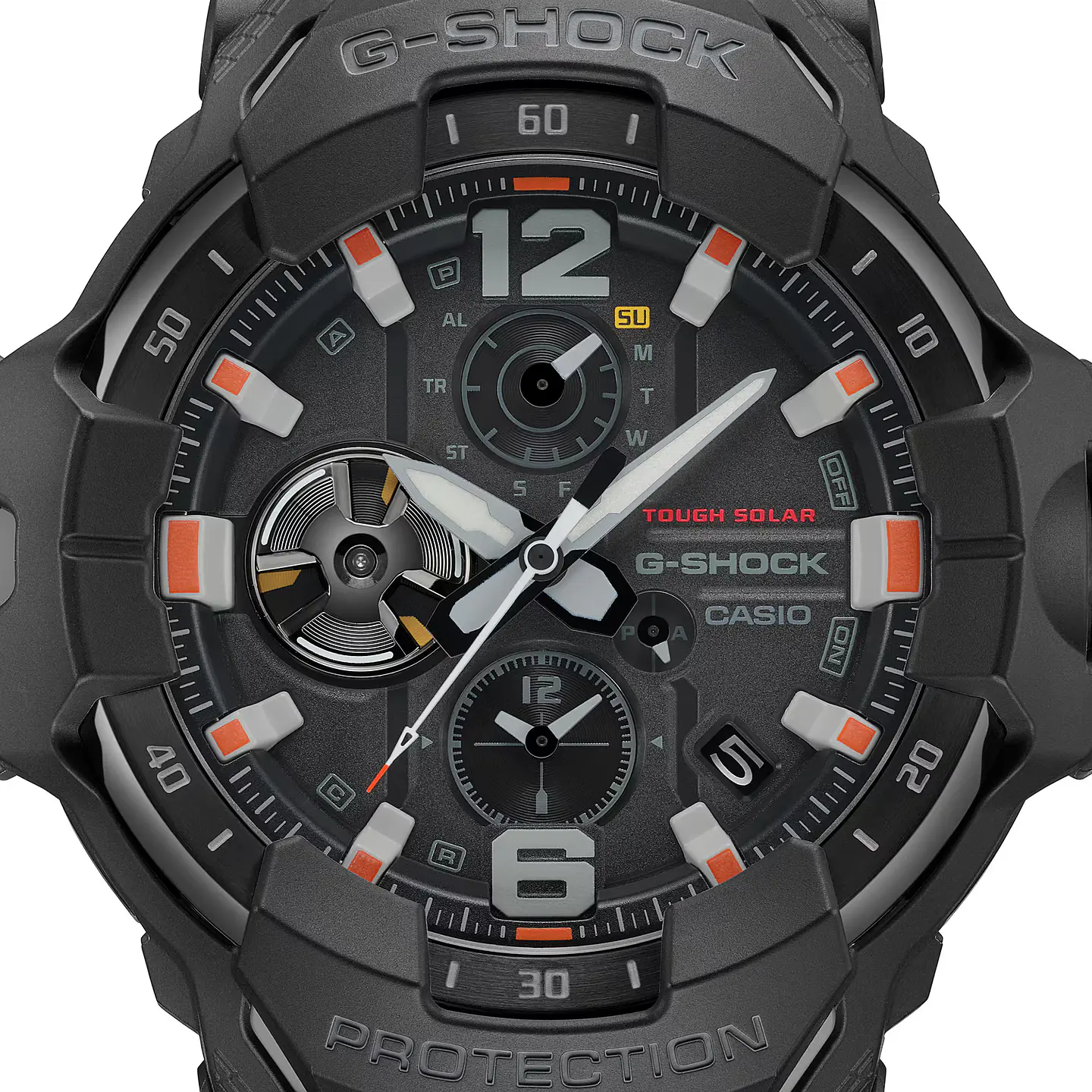 Black And Emergency Color Series Gravitymaster GR-B300EC-1AER 4