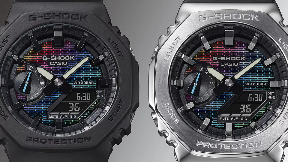 Rainbow Brick Wall Series GA-2100RW-1AER 5