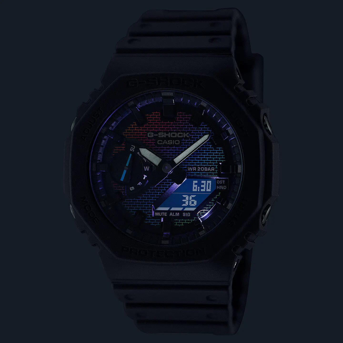 Rainbow Brick Wall Series GA-2100RW-1AER 2