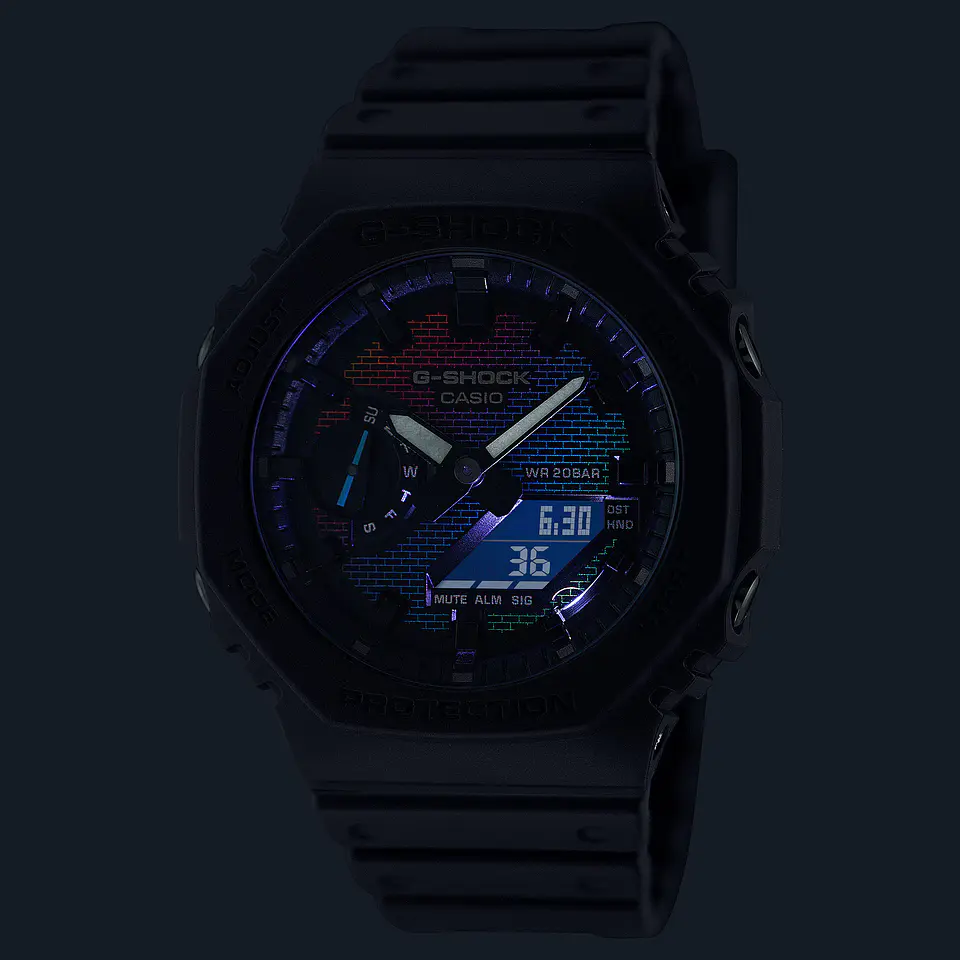 Rainbow Brick Wall Series GA-2100RW-1AER 2