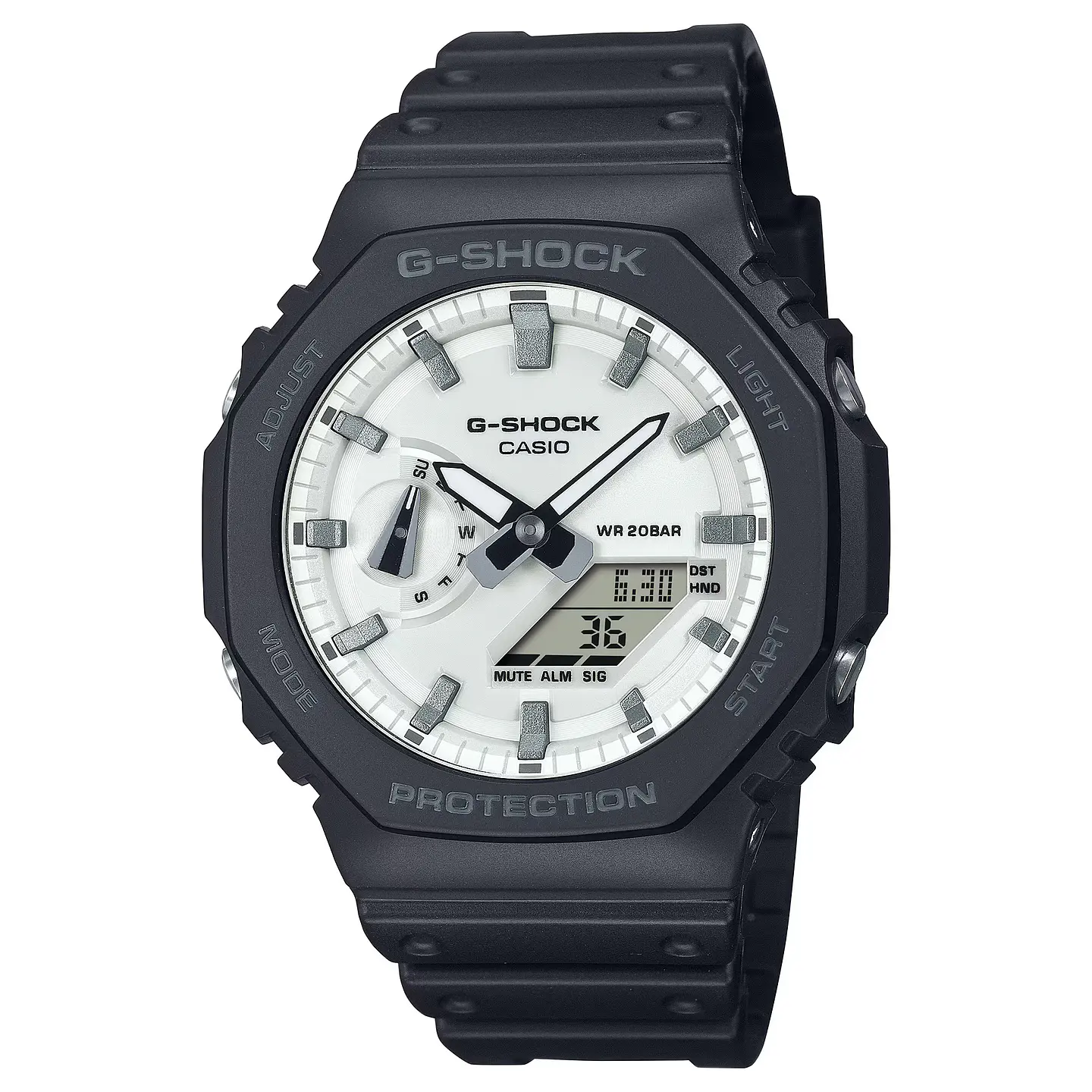 Black And Brilliant White Series GA-2100WD-1AER 1