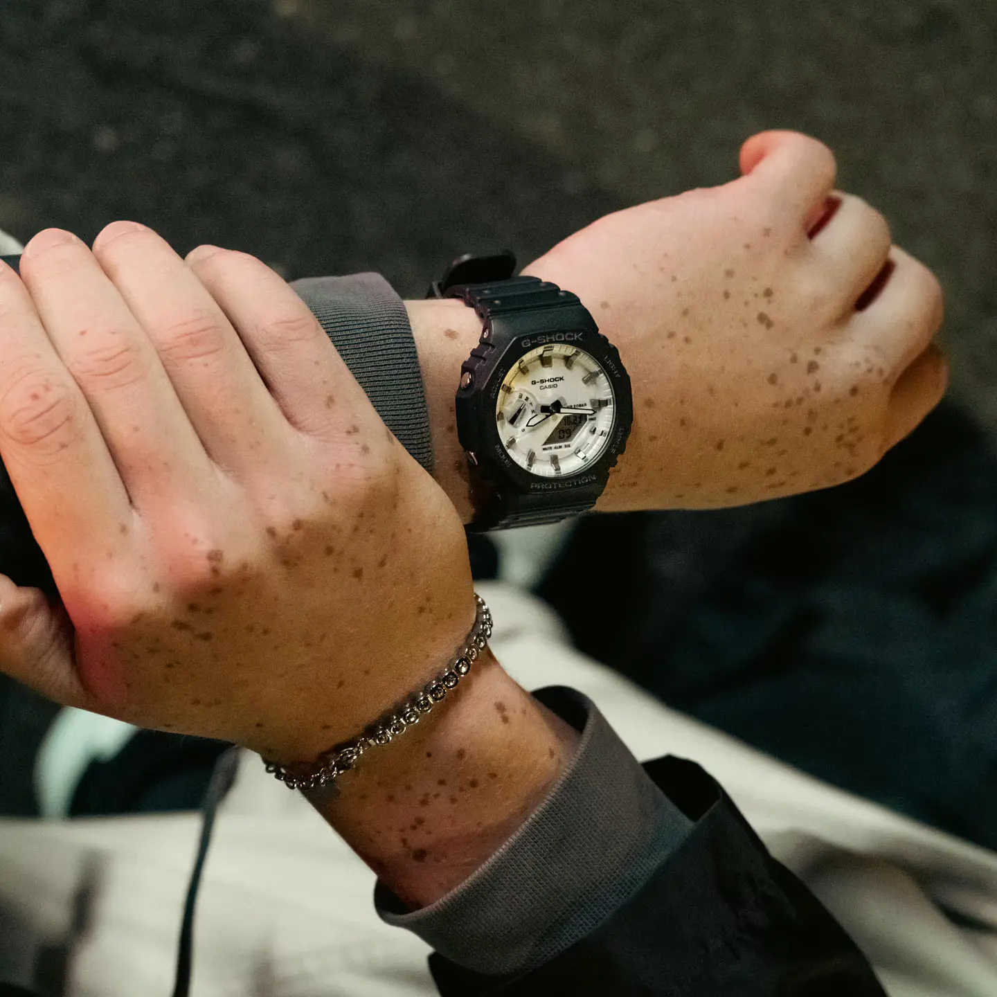 Black And Brilliant White Series GA-2100WD-1AER 3