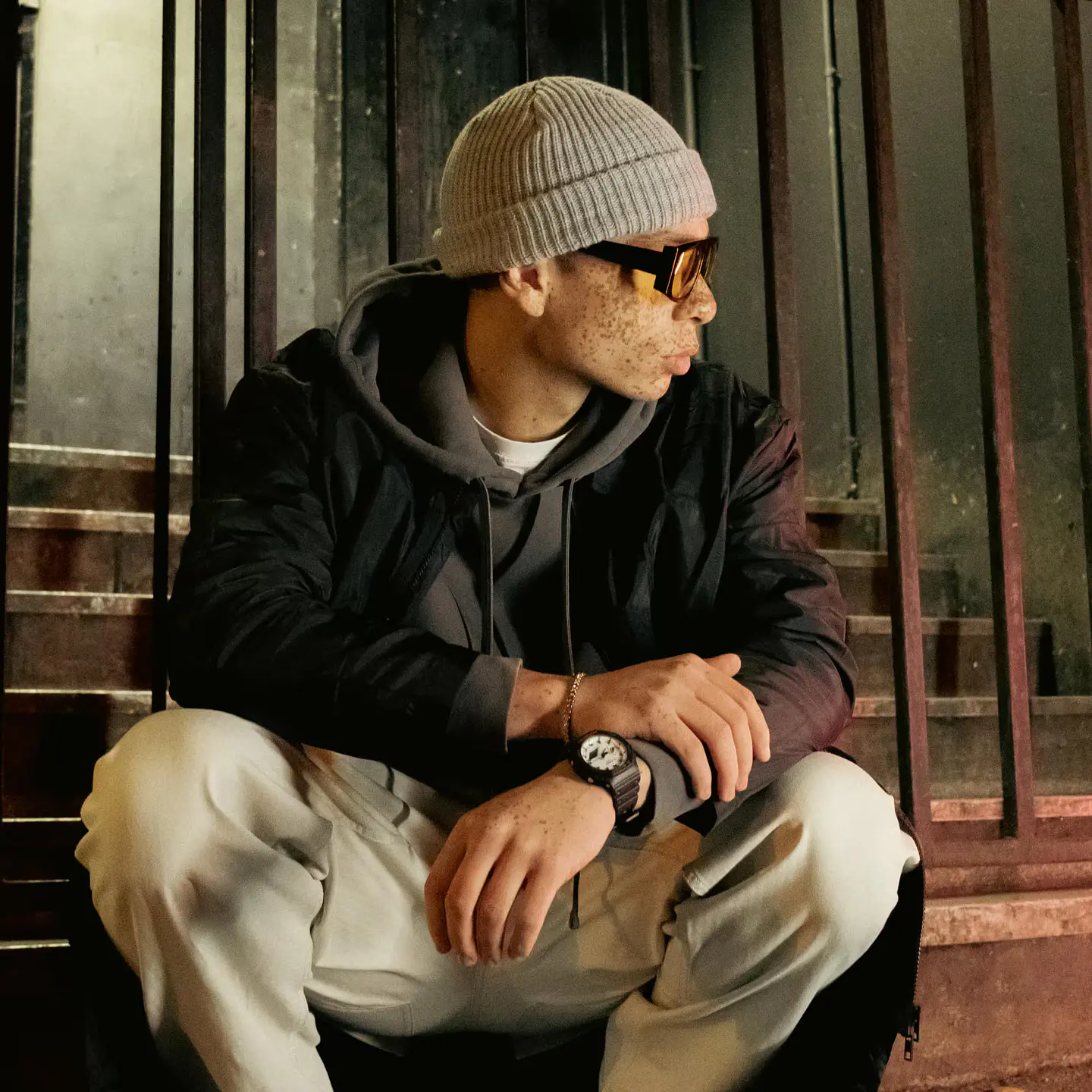 Black And Brilliant White Series GA-2100WD-1AER 4