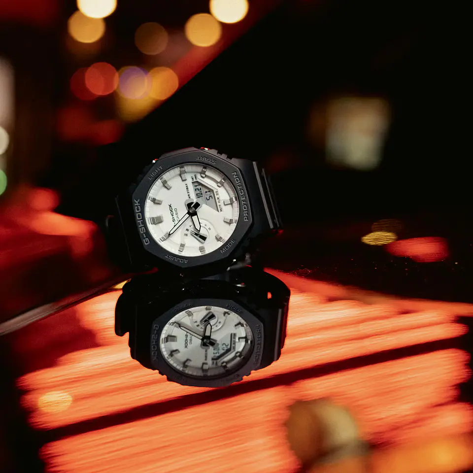 Black And Brilliant White Series GA-2100WD-1AER 5