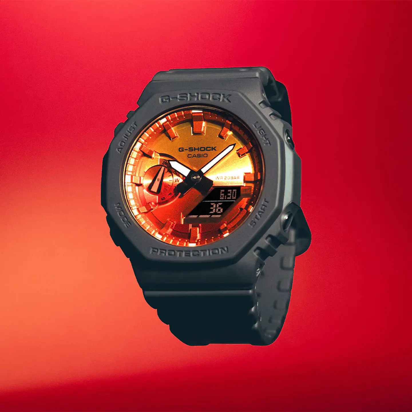 The Flame Inside Series GA-2100FL-8AER 8