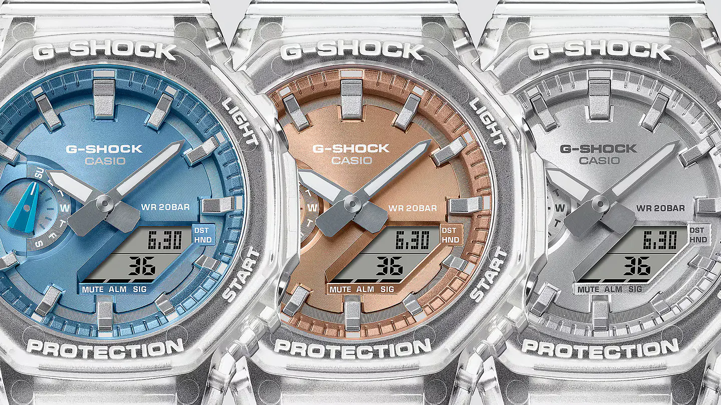 Bright Metallic Dial Series Series GA-2100BM-7A2ER 6