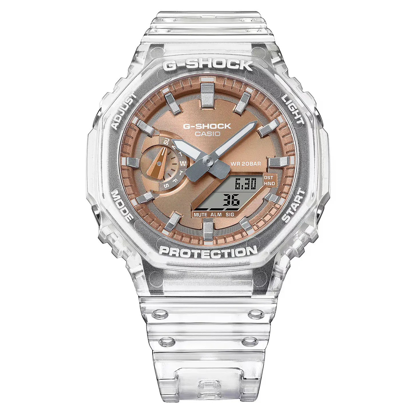 Bright Metallic Dial Series Series GA-2100BM-7A5ER 3