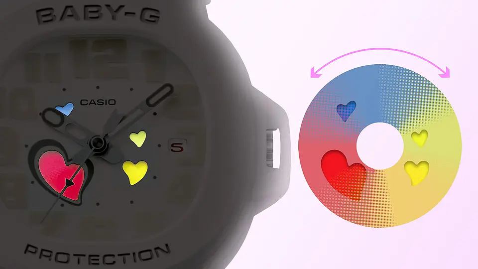 Swing Heart Dial Series BGA-10-6AER 3