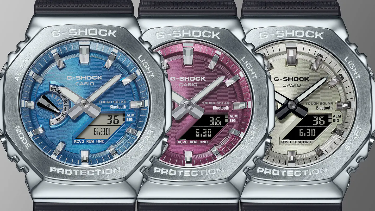 Vapor-Deposited Dial Series G-Steel Bluetooth GBM-2100A-8BER 5