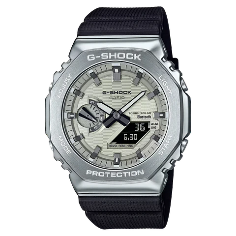 Vapor-Deposited Dial Series G-Steel Bluetooth GBM-2100A-8BER