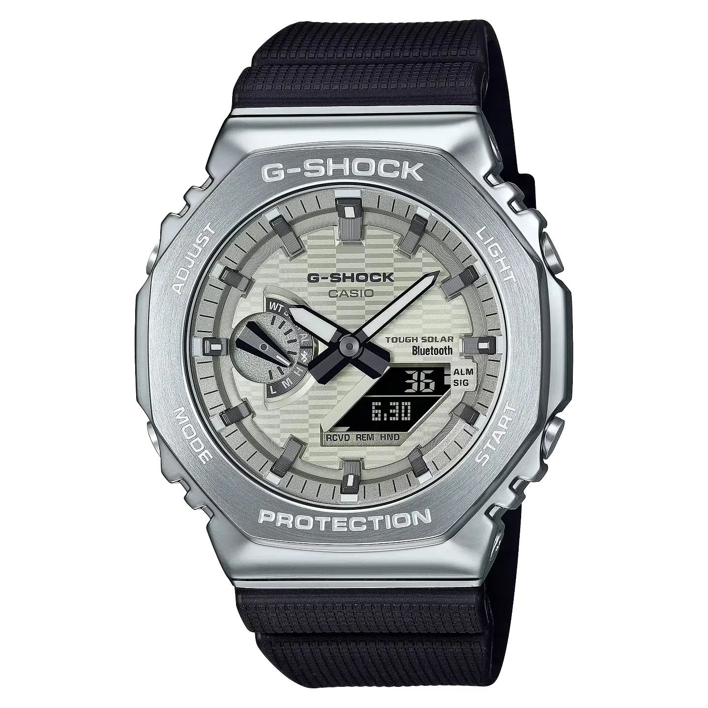 Vapor-Deposited Dial Series G-Steel Bluetooth GBM-2100A-8BER 1