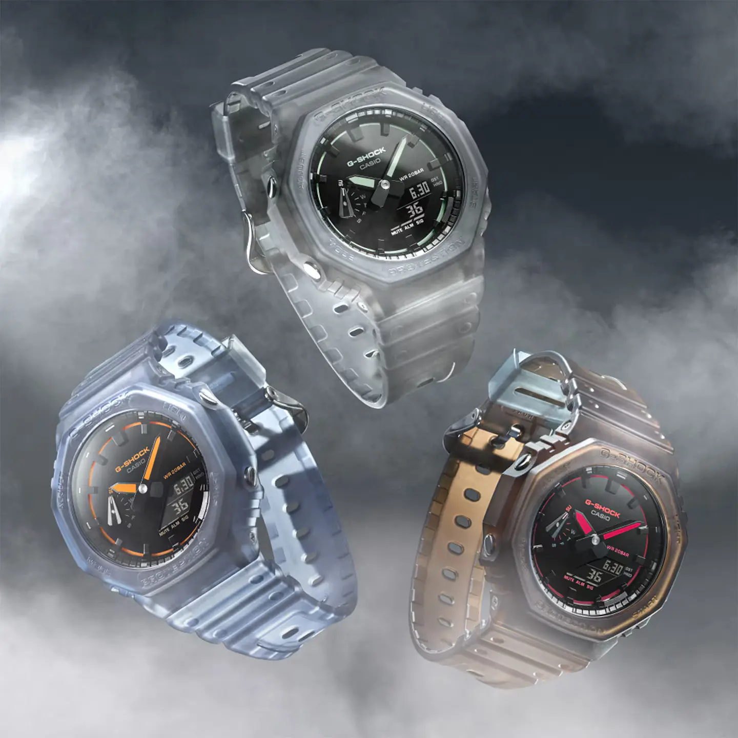Smoke Light Series GA-2100K-2AER 10