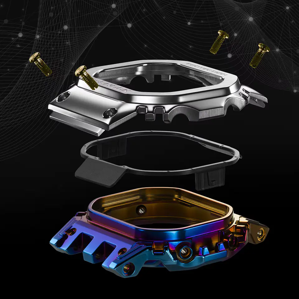 Rainbow-Hued Limited Edition MIP Display Full Metal Series GMW-BZ5000RC-1ER 12
