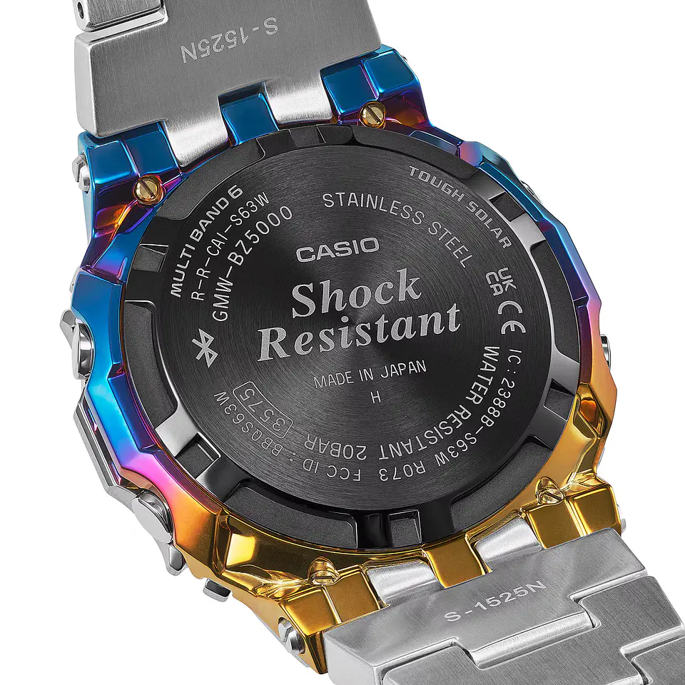 Rainbow-Hued Limited Edition MIP Display Full Metal Series GMW-BZ5000RC-1ER 5