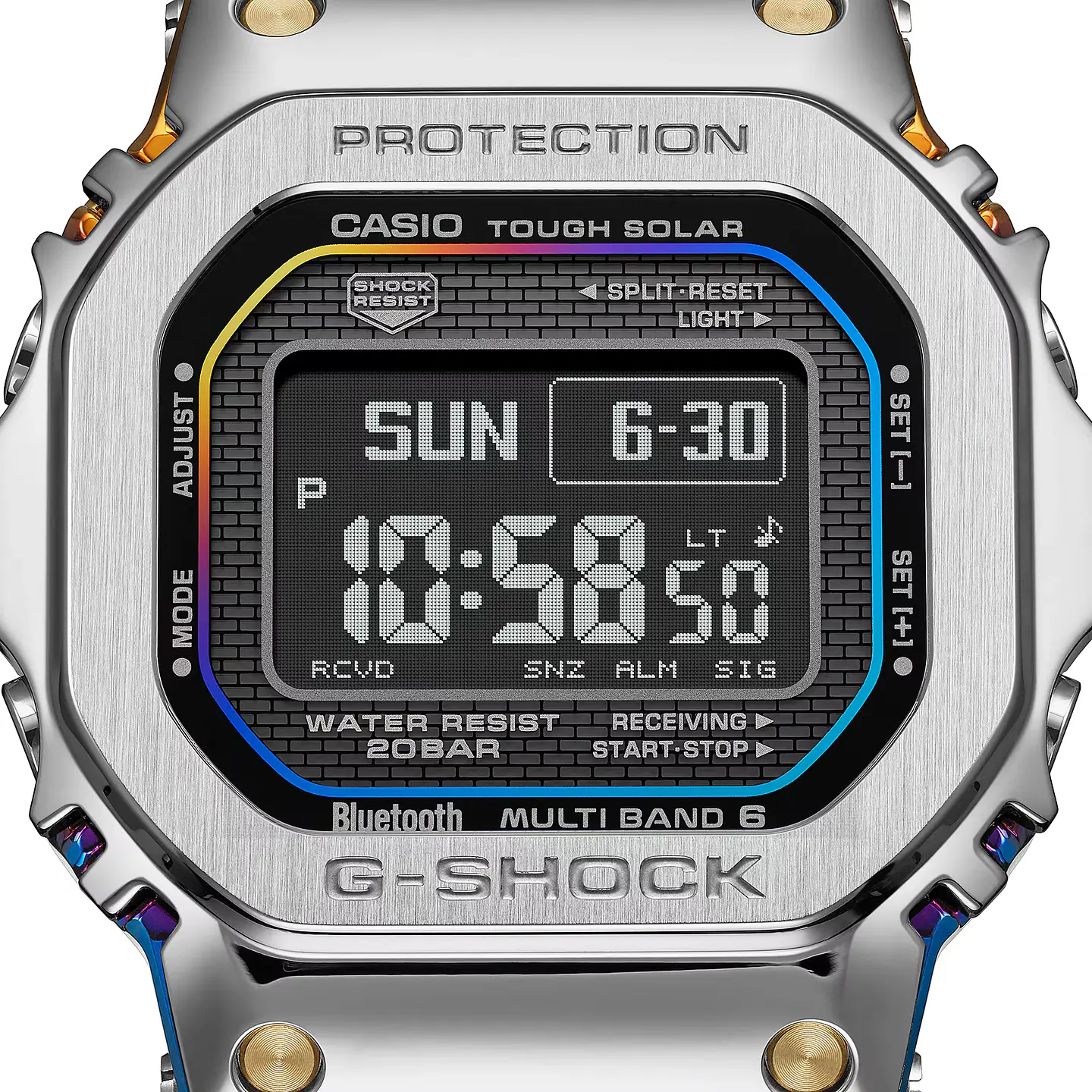 Rainbow-Hued Limited Edition MIP Display Full Metal Series GMW-BZ5000RC-1ER 8