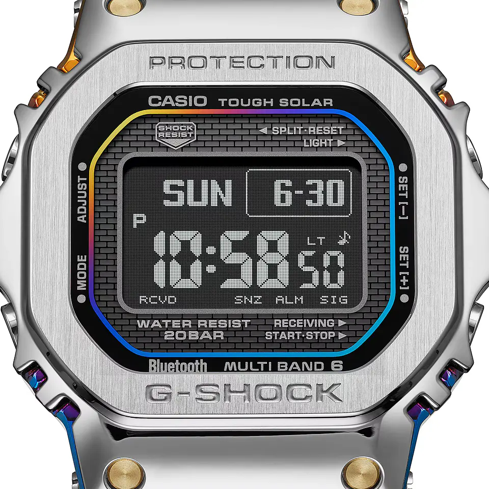 Rainbow-Hued Limited Edition MIP Display Full Metal Series GMW-BZ5000RC-1ER 8