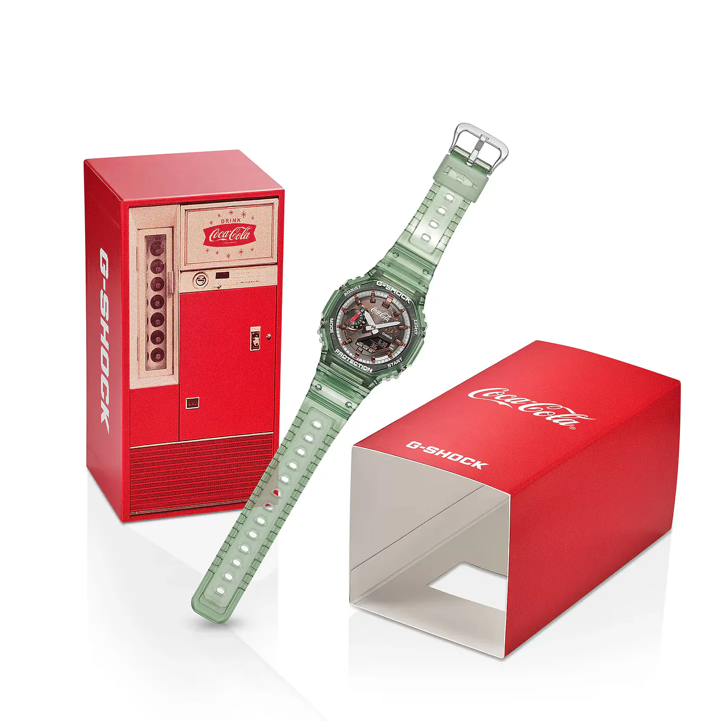 Coca Cola Collaboration GA-2100CC-3AER 1
