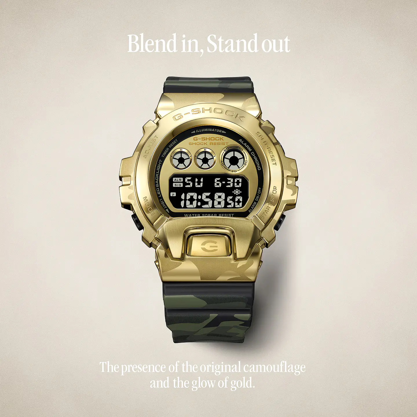 Camo & Gold Edition Series Metal GM-6900CMG-3ER 9