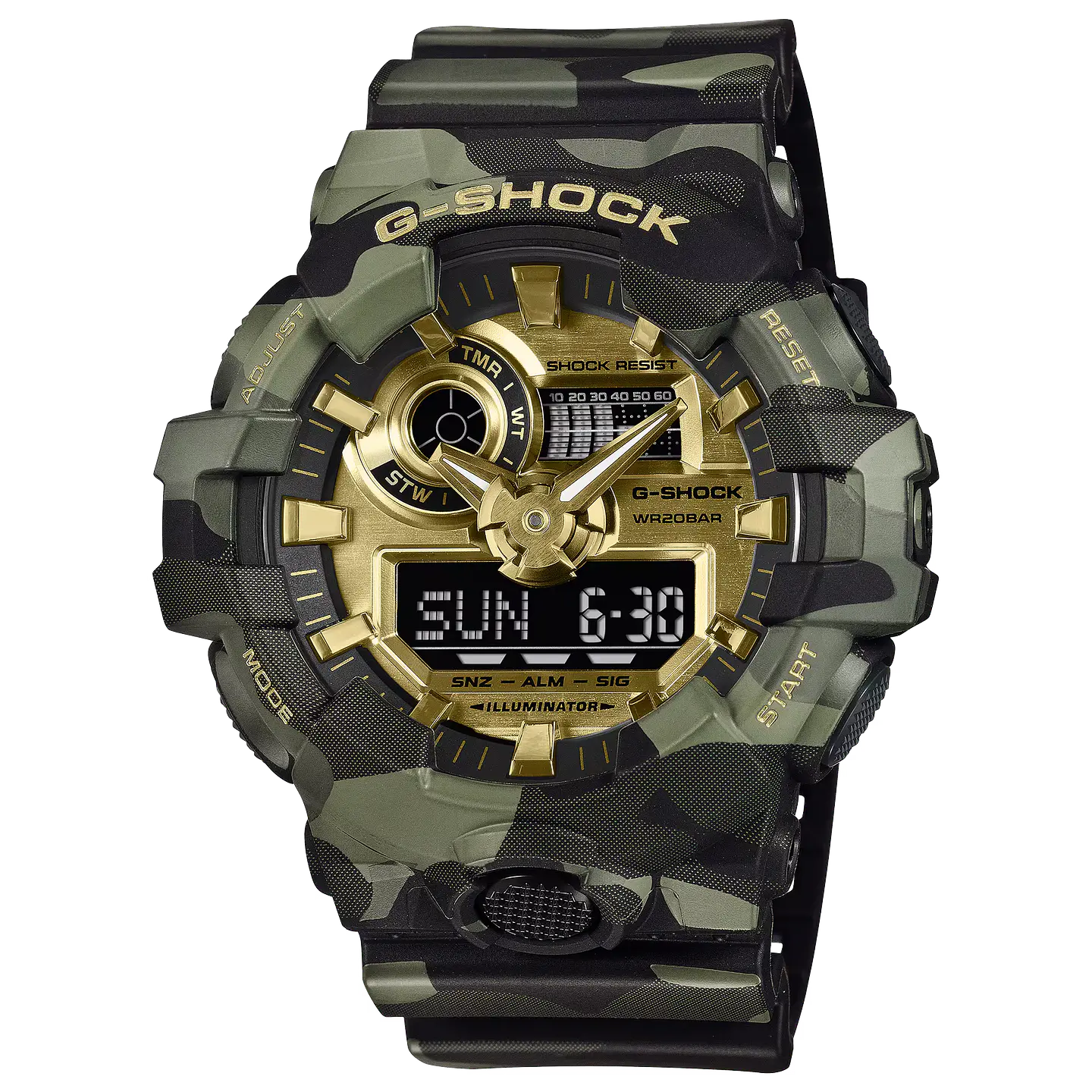 Camo & Gold Edition Series GA-700CMG-3AER 1