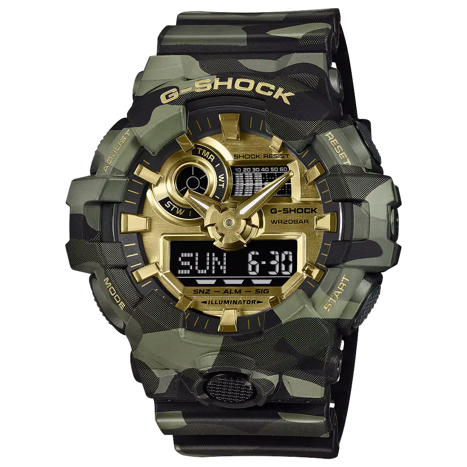 Camo & Gold Edition Series GA-700CMG-3AER 1
