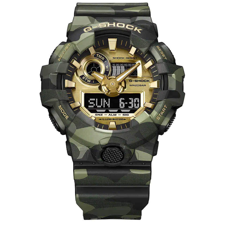 Camo & Gold Edition Series GA-700CMG-3AER 3