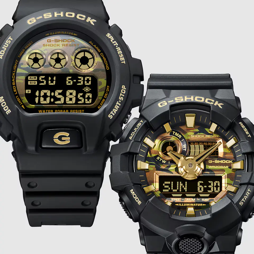 Camo & Gold Edition Series DW-6900CF-1ER 4