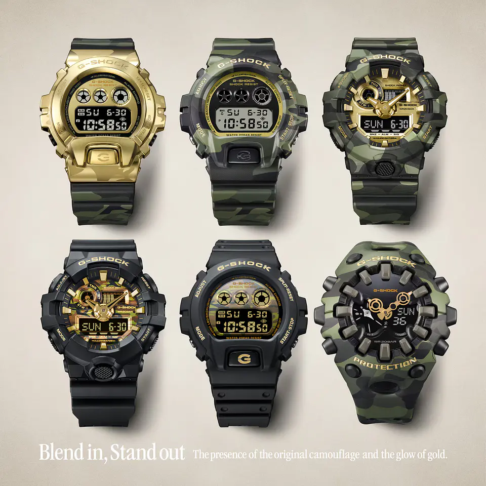 Camo & Gold Edition Series GA-700CF-1AER 6