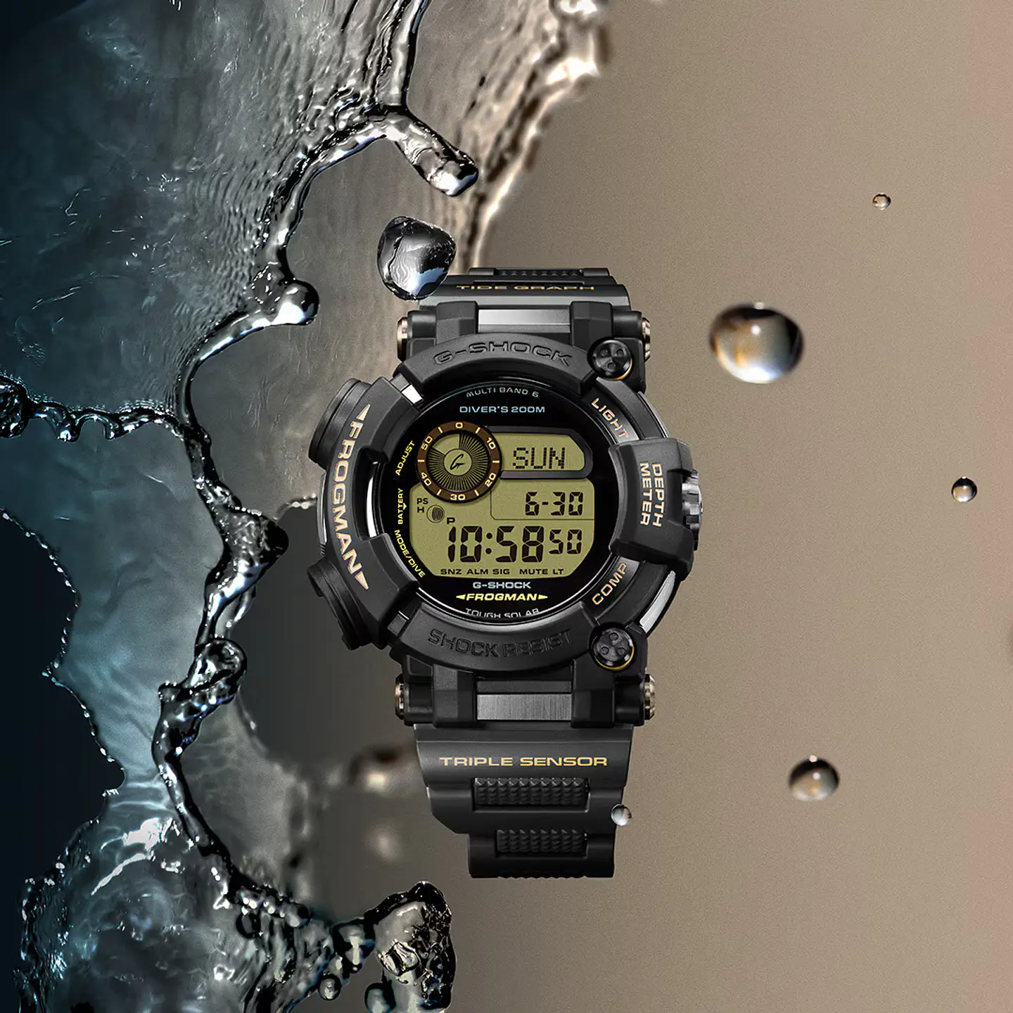 Tan Accents Series Frogman GWF-D1000BC-1ER 7