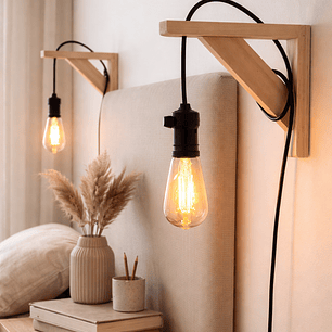 Set de lámparas escuadra