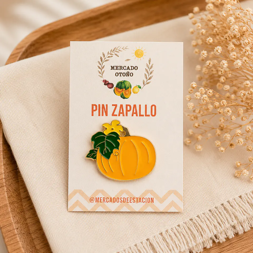 Pin Zapallo (2 diseños a elegir) 1