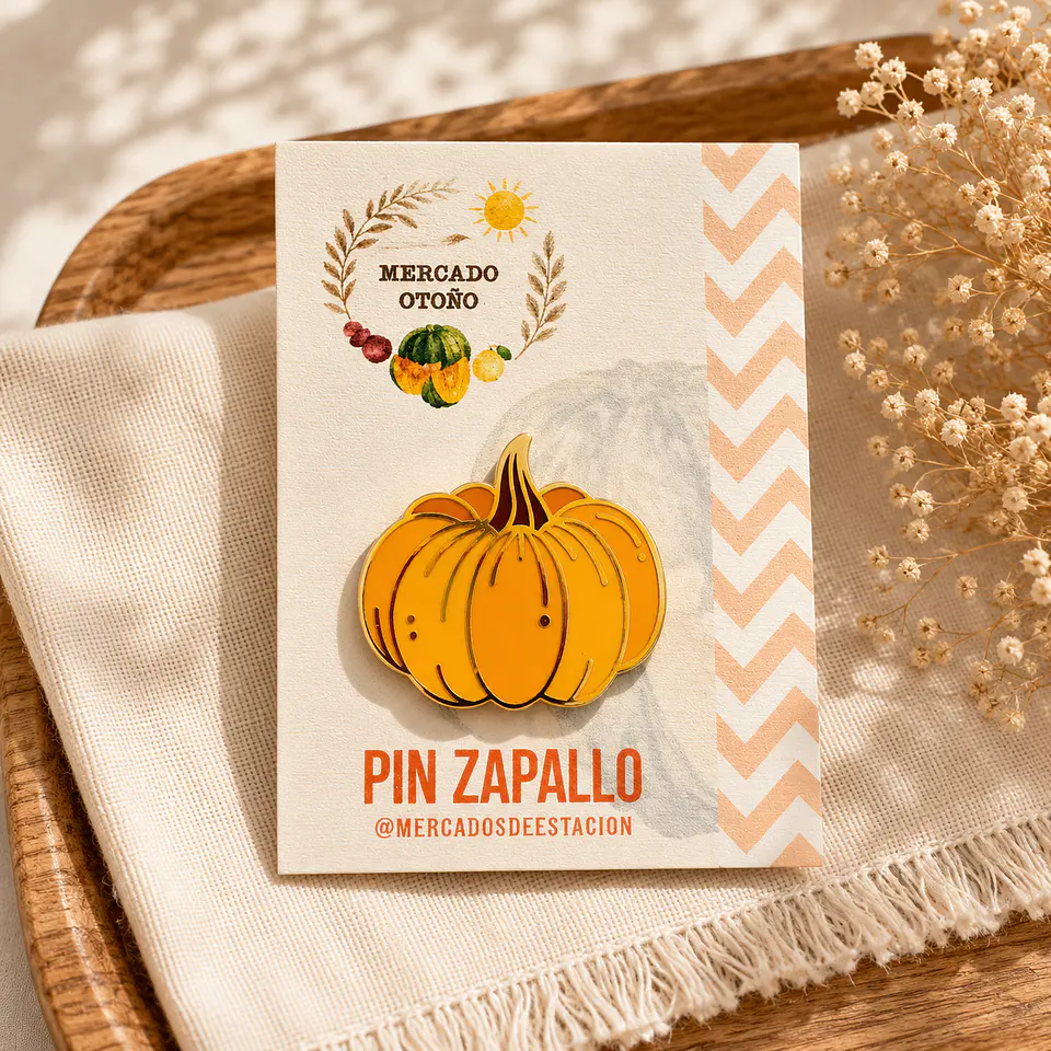Pin Zapallo (2 diseños a elegir) 2