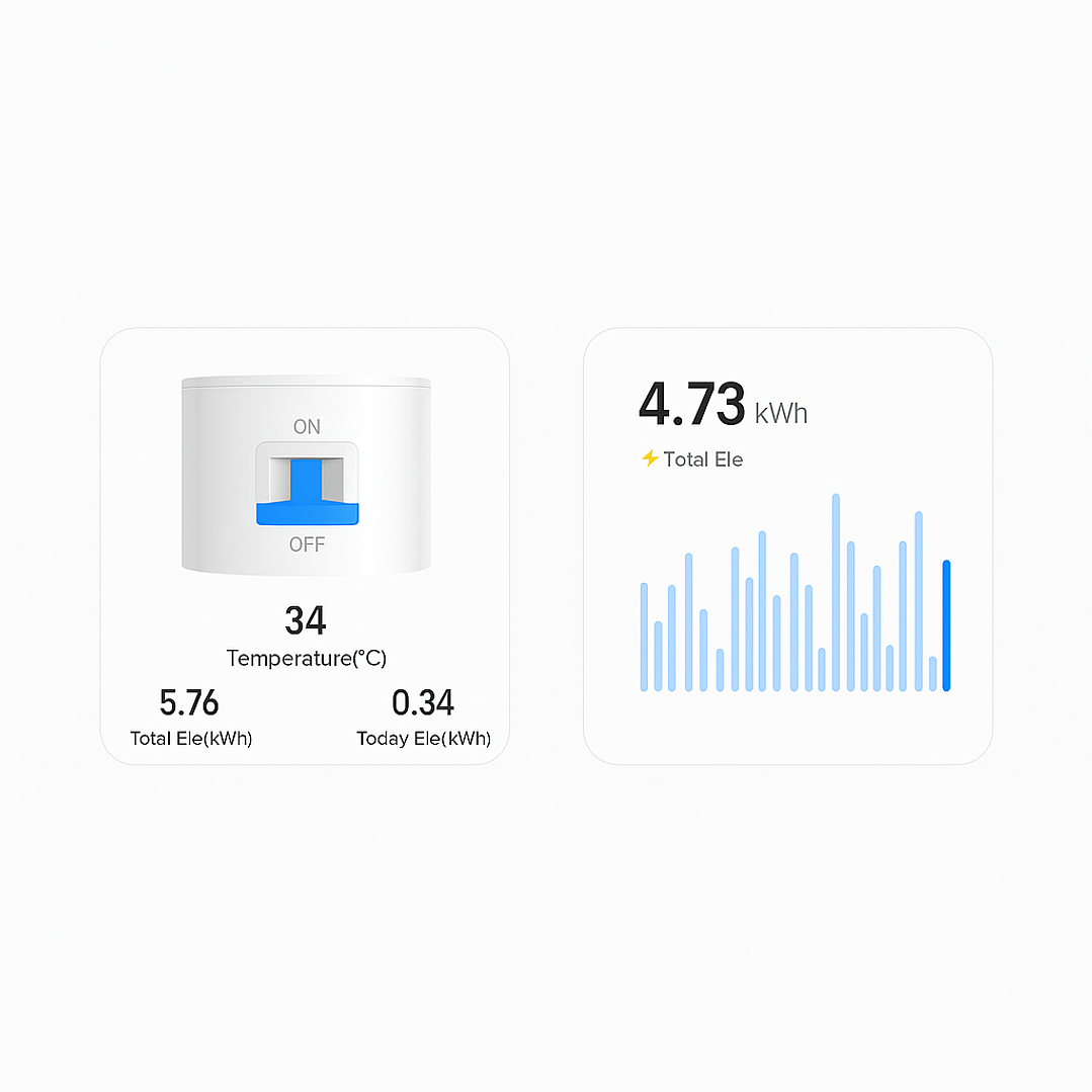Interruptor Inteligente Zigbee 63A con Medición de Consumo - TuyaSmart 63A 3