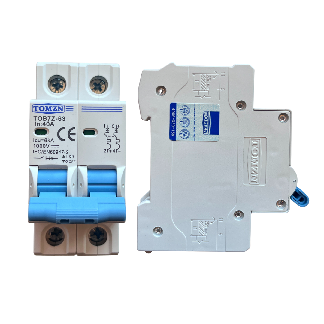 Interruptor DC 25A 1000V Arreglos Solar Fotovoltaicos – Corte Manual Alta Tensión 2