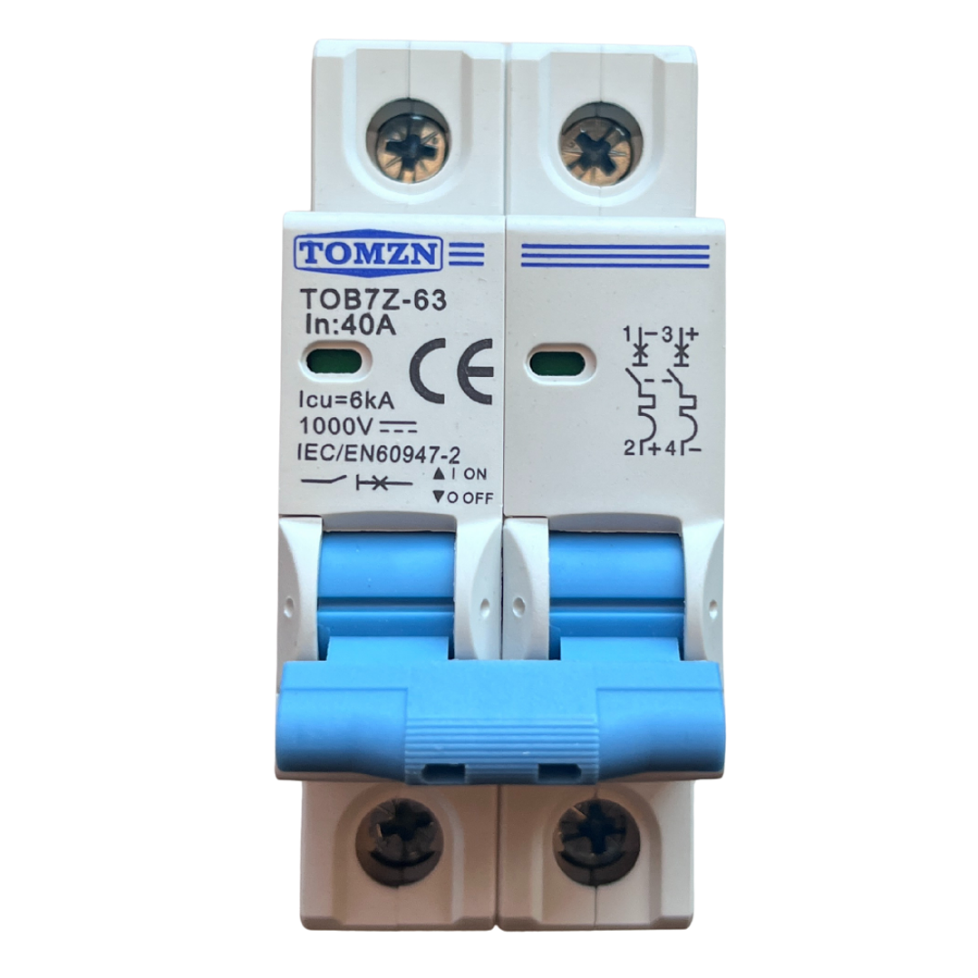 Interruptor DC 40A 1000V Arreglo Solar Fotovoltaico – Corte Manual Alta Tensión 3