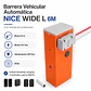 Barrera Vehicular Automática NICE WIDE L 6M con Instalación - thumbnail 1