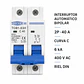 Interruptor Automático Termomagnetico TOMZN Bipolar 40A, para Tableros Solares y Cargadores EV - Miniatura 3