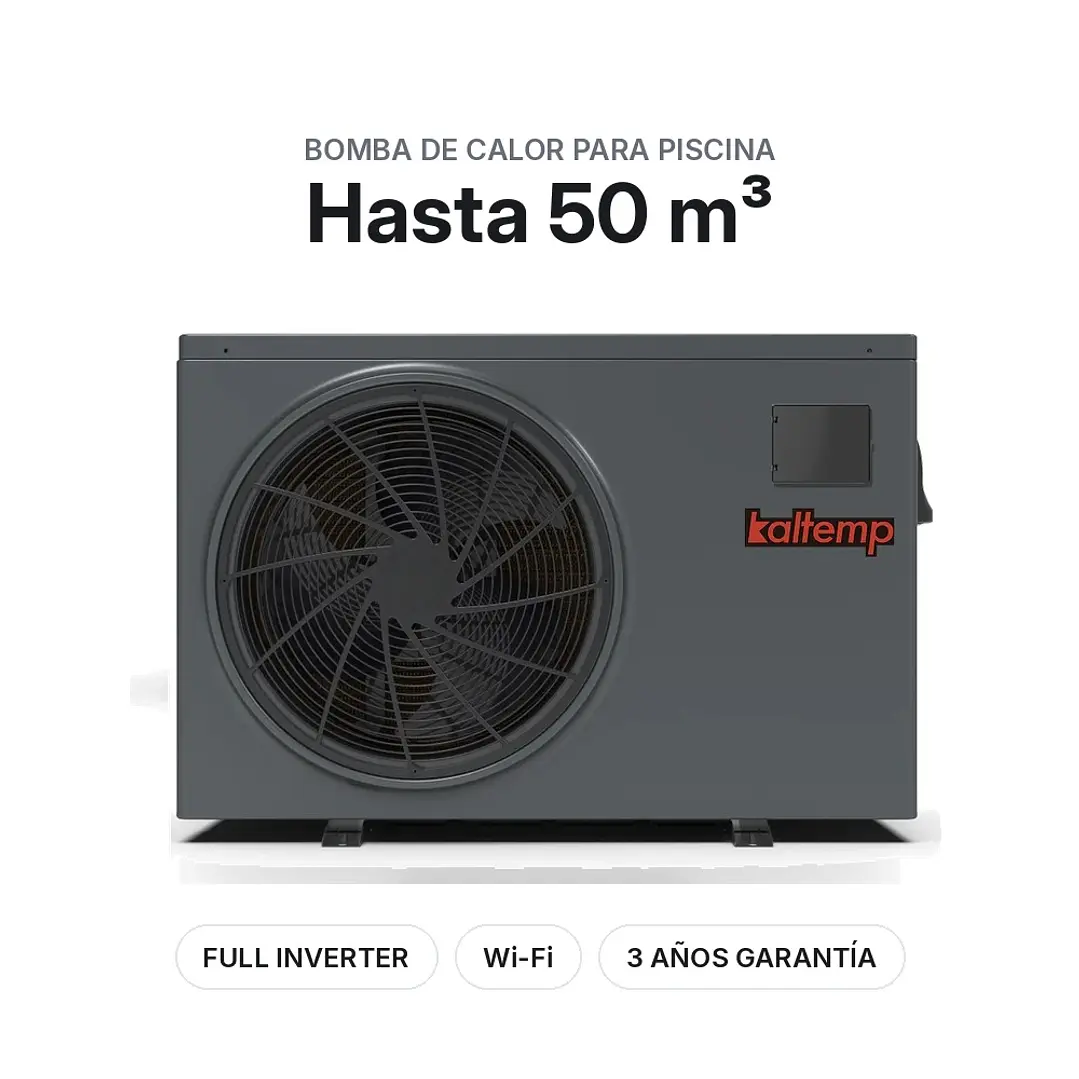 Bomba de Calor Piscina 50 m³ Full Inverter Wi-Fi + Instalación | Kaltemp PoolTemp Neo 13 1