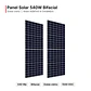 Panel Solar 540W Bifacial Risen Solar Doble Cristal - Mercanda - Miniatura 1