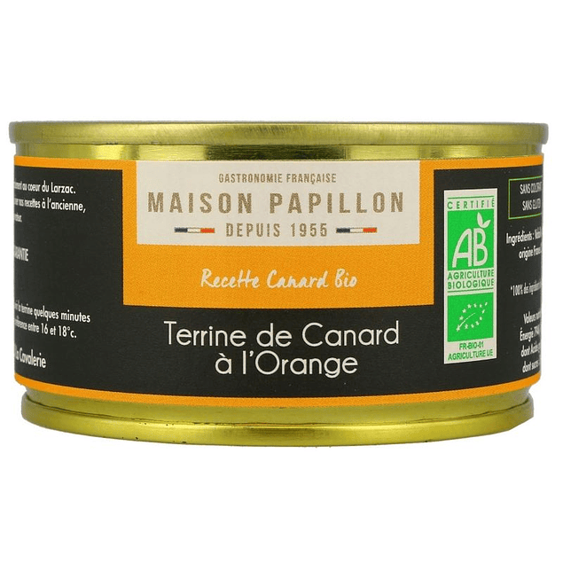 Terrina de Pato com Laranja Bio 130g