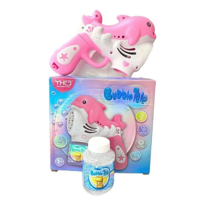 Pistola De Burbuja Automática Ballena Con Luces 1
