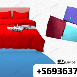 Sábanas 2 plazas lisa