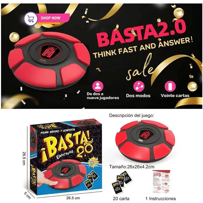 BASTA 2.0 JUEGO DE MESA 1