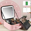 Cosmetiquera con espejo led 4