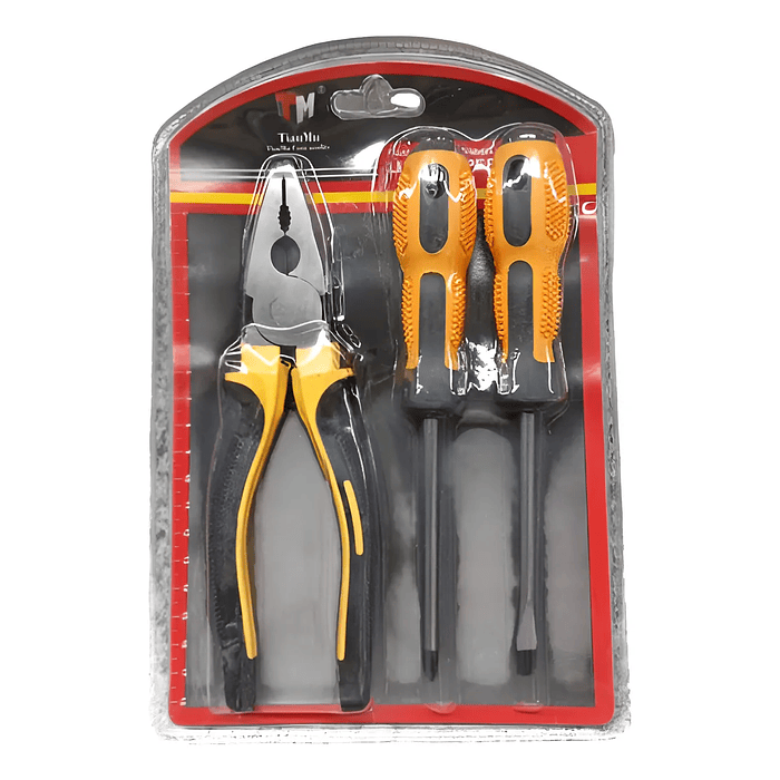 SET DE ALICATE Y DESTORNILLADOR