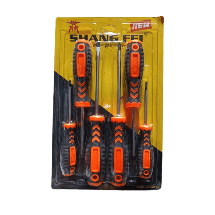 SET DE 6 DESTORNILLADOR