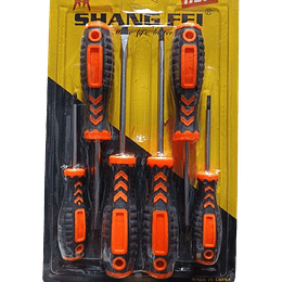 SET DE 6 DESTORNILLADOR