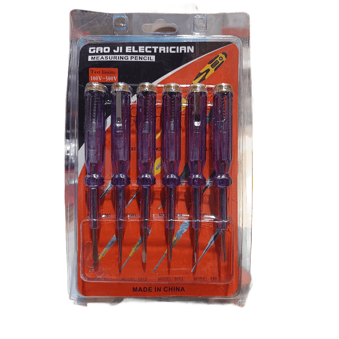 PROBADOR DE VOLTAJE (SET 12 PIEZAS)